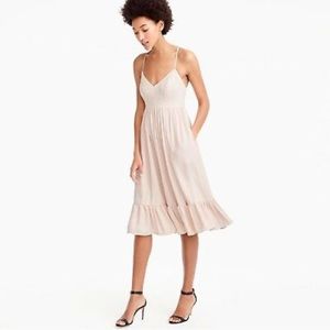 J.Crew Tall Midi Spaghetti Strap Dress